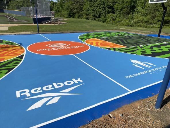 Reebok, Shaquille O’Neal Foundation Restore Basketball Court at James T. Anderson Boys & Girls Club