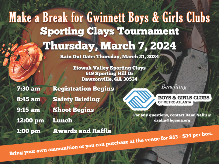 2024 Gwinnett County “Make a Break” for Our Kids Sporting Clays Tournament