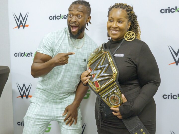 WWE Champ Kofi Kingston Surprises At-Promise South Boys & Girls Club for ’12 Days of Cricket’