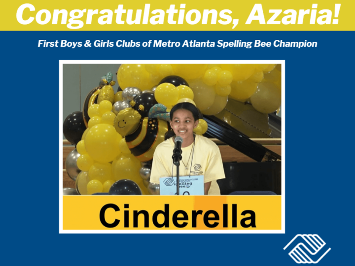 Douglas County Club Member Azaria L.P. Becomes Inaugural Spelling Bee Champ